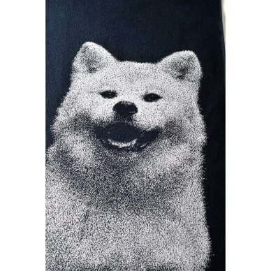 Medvilninis rankšluostis "Akita Inu", 67x150 cm 3