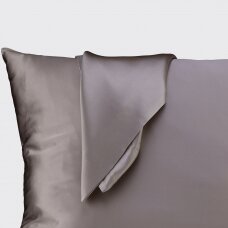Mulberry šilko pagalvės užvalkalas SMOKE, 19 momų (M/M)