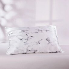 Mulberry šilko pagalvės užvalkalas WHITE MARBLE, 21 momas (M/M)