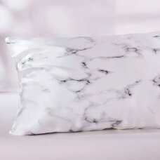 Mulberry šilko pagalvės užvalkalas WHITE MARBLE, 21 momas (M/M)